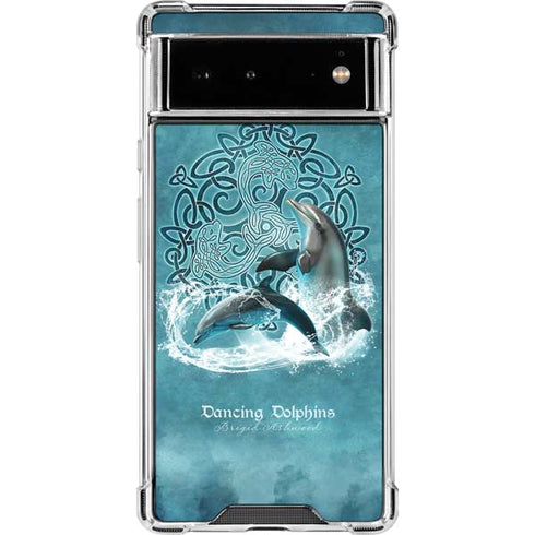 Brigid Ashwood Dolphin Celtic Knot Google Pixel 6 Clear Case